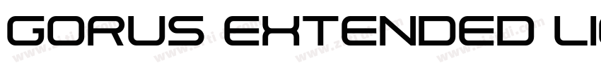 Gorus Extended Light字体转换 Gorus Extended Light字体转换